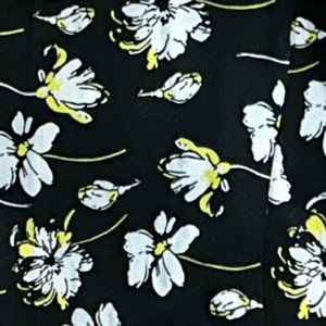 LuLaroe TC Leggings 12-18 black pansies